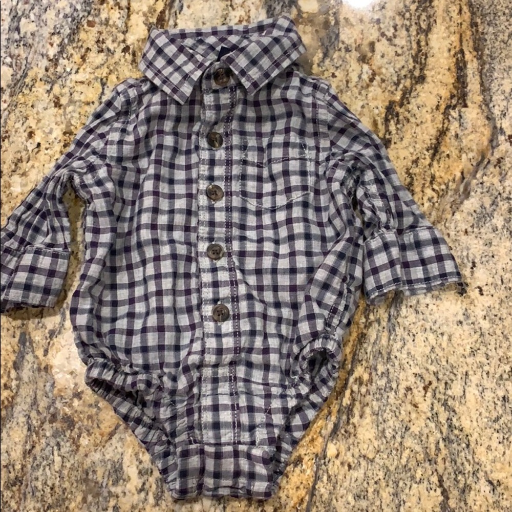 Boy’s BabyGap Plaid Onesie
